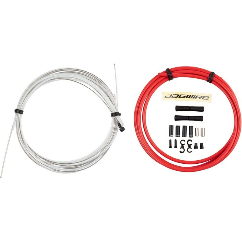 Jagwire Road Elite Unisex Adult Cable Lugs, Red, One Size