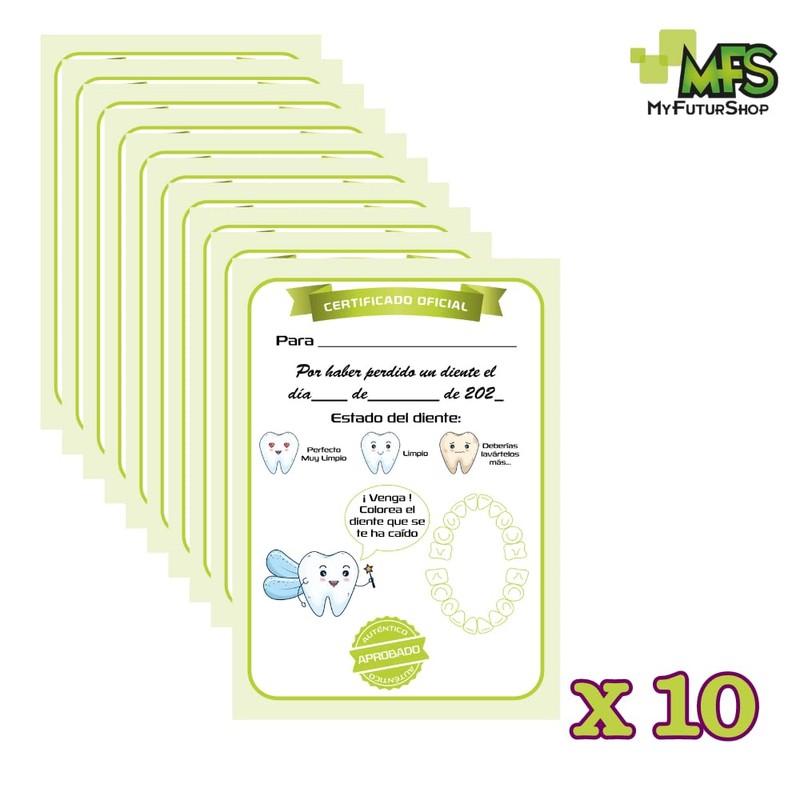 Myfuturshop® 10 Pcs Certified Clean Tooth Teeth Novelty Gift for