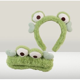 Frog face wash band headband type + band type / 프로그 세안밴드 머리띠형+밴드형