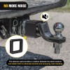 ‎Nilight Nilight 2Inch Hitch Receiver Silencer Pad 4 Pack Reduce