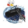 Foundgo 24ft Solar Panel Cleaning Brush and Pole, Water Fed