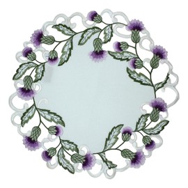 Justina Claire Large Doily in a Highland Glen Design.