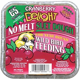 Wild Bird Suet Dough Cake, Cranberry Delight, 11.75-oz.