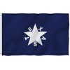 Texas History Flag Lorenzo De Zavala 3x5 foot poly nylon