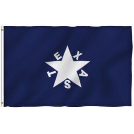 Texas History Flag Lorenzo De Zavala 3x5 foot poly nylon blend AVIDFLAG