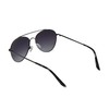 Zealous Ace Aviator Sunglasses (Black Frame with Black Gradient Lens)