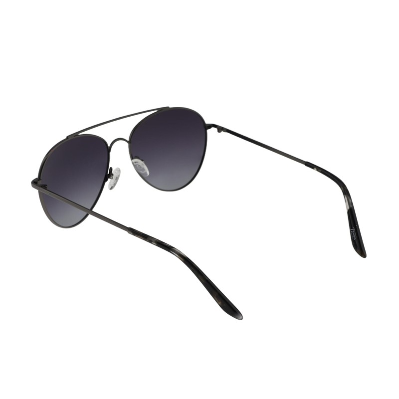 Zealous Ace Aviator Sunglasses (Black Frame with Black Gradient Lens)