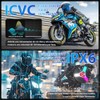 Auricular Bluetooth para motocicleta con micrófono, comunicación intercomunicada vía Bluetooth