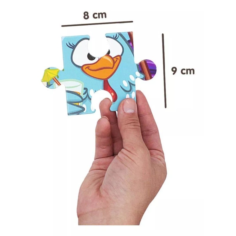Didacti Juegos Rompecabezas 2 En 1 Gallina Pintadita Deporte 12