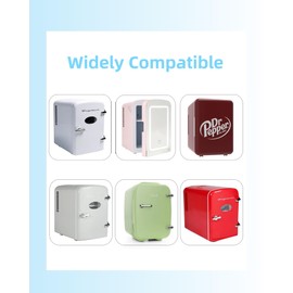 AC in Power Charger Cord Cable Lead Compatible with Coca-Cola 6 Can Mini Fridge Portable 4L Mini Cooler Travel Compact Refrigerator