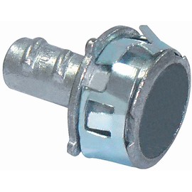 Sigma Electric, Gray Sigma Engineered Solutions ProConnex 49170 Flex Snap Lock Screw-in Connector 3/8-Inch, 1-Pack, Size