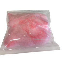 20 Small Cotton Candy Bags Single Serving Pick 2 Flavors (Strawberry Pink)