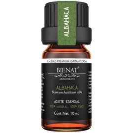 BIENAT AROMATERAPIA Aceite Esencial de Albahaca 10mL
