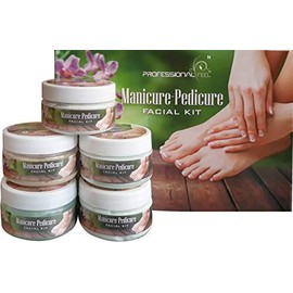 PROFESSIONAL FEEL Manicure Pedicure Facial Kit, Glowing Skin Care Treatment for All Skin Types, for Men and Women - 250g