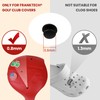 FRANKTECH Golf Club Covers Pins, 10pcs or 25pcs PVC Plastic