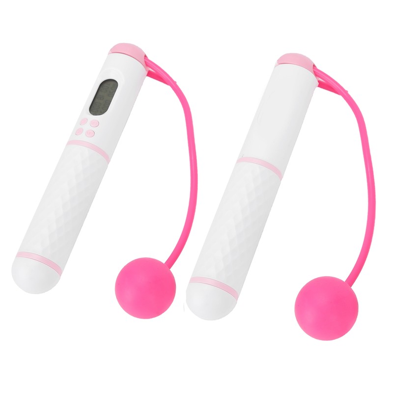 Skipping Rope Electronic Counting Jumping Rope Sports Exercise Fitness Equipment(White