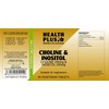 Health Plus Choline & Inositol Vitamin B Supplement - 90