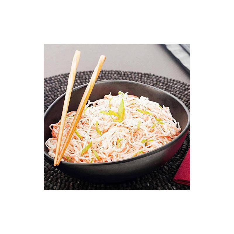 7" Voga Melamine Small Stone Japonais Freeform Bowl, Medium, Black