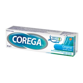 Corega Extra Strong - Denture Adhesive Cream - 40g