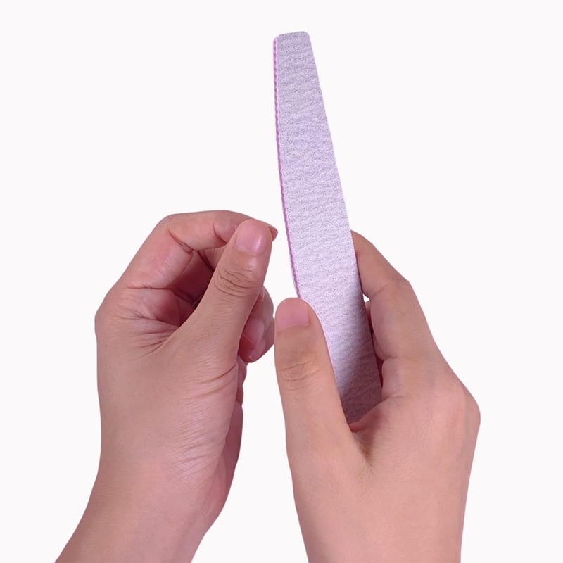 80/80 Grit Nail Files (10 Pack), Emery Boards for Acrylic