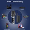 JYX Micrófono Inalámbrico, Micrófono Dinámico para Karaoke con Receptor y