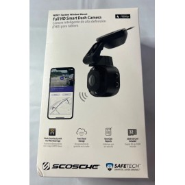 Scosche NEXC1 Full HD Smart Dash Camera W/ 32GB Micro SD