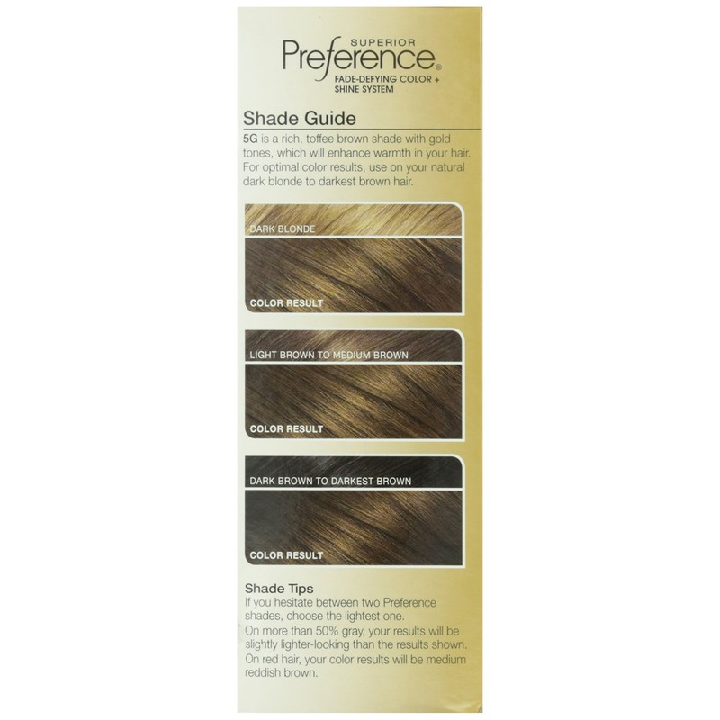 L’Oreal ParisPreference #5G Golden Brown, 1 ct