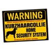 Short-haired Collie Sign Warning Security System Door Sign Dog Sign