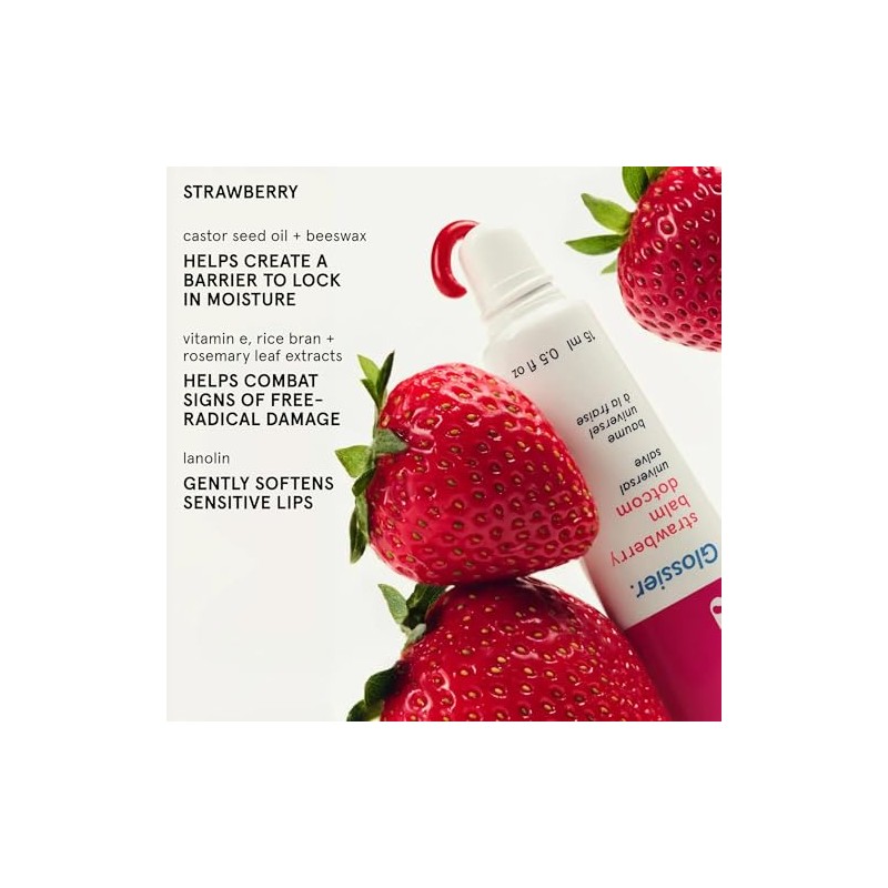 Glossier Balm Dotcom - Bálsamo labial con hidratación instantánea y