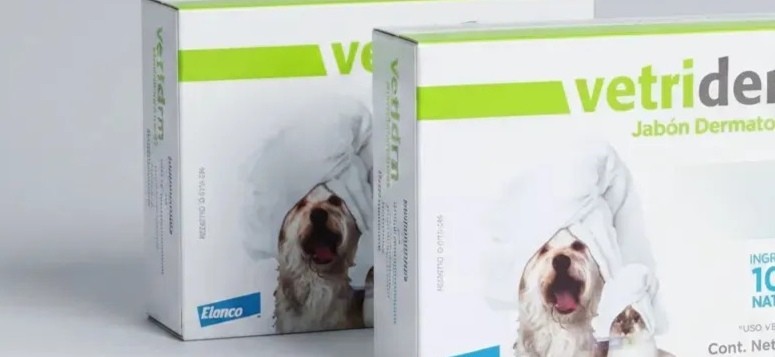 2 Pzas Vetriderm Bayer Jabón Dermatológico Blanco