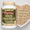 NutriBiotic, Organic Rice Protein, Vanilla, 1 lb 5 oz (600