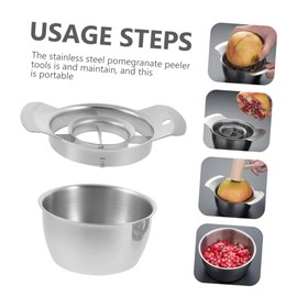 FUNOMOCYA Pomegranate Peeler Bowl Kitchen Pomegranate Peeler Fruit Peeling Tool Fruit Corer