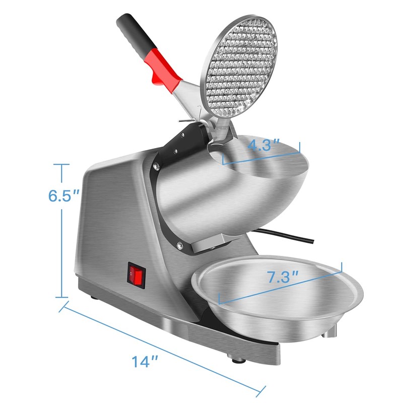 Reespring Snow Cone Machine Shaved Ice Machine Ice Crusher with