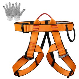 Climbing Harness, Universal Fall Protection Safety Belt Waist, Adjustable Climbing Harness, Attaching Climbing Material, Mountaineering Climbing Harnesses, Attaching Climbing Harnesses for