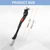 sourcing map Back Bike Kickstand Aluminium Adjustment Bicycle Center Mount