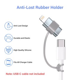 Thousover Thousover MFi Certified USB C Type C to Lightning Adapter 4 Pack 1.8-2.2A 15W Fast Charging Support Data Sync,Lightning to USB Type C Cable Adapter for iPhone/iPad/for Airpods Not for Audio/OTG