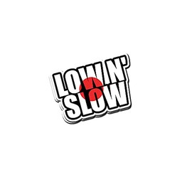 Low N Slow Bumper Window Decal Sticker (2) Pack