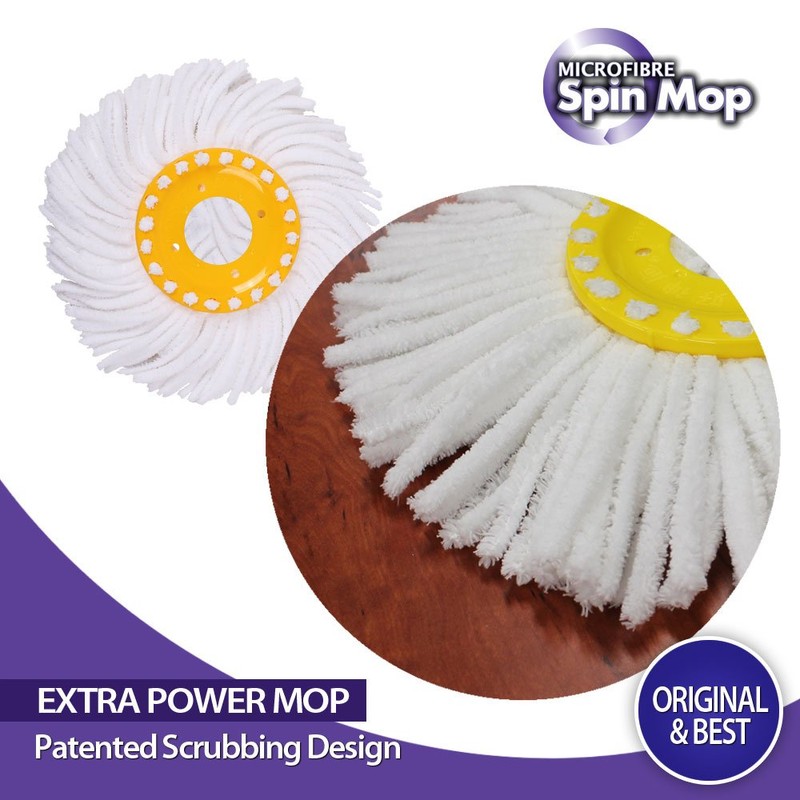 White Magic Extra Power Microfibre Mop Head – Advanced Microfibre