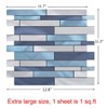 Weimeisc 10 Sheets Peel and Stick Backsplash Tile for Kitchen,