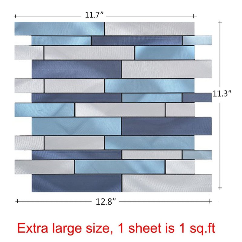 Weimeisc 10 Sheets Peel and Stick Backsplash Tile for Kitchen,