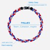 SUPBOMM Baseball Rope Necklaces, League Team Colors Braided Necklace, Baseball