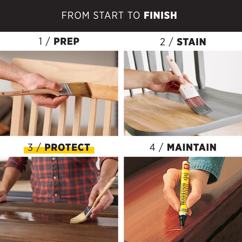 Minwax Fast Drying Polyurethane Spray, Protective Wood Finish, Clear Semi-Gloss,