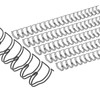 PATIKIL 16mm (5/8") Double Loop Wire Binding Combs, 50 Pcs
