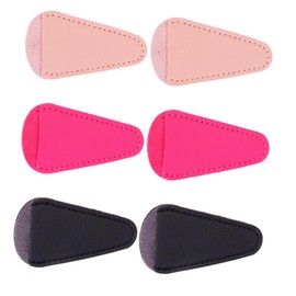PACKOVE 12pcs Scissors Protective Sleeve Nipper Cover for Nail Cuticle Scissors Beauty Tools Sheath Black Rosy and Beige Pu Material for Safety and Practical Use