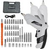 MQFORU Cordless Screwdriver, 47 in 1 Electric Screwdriver, Rechargeable 3.6V