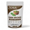 Zenia Organic Henna Hair Color  Dye DARK BROWN  100g