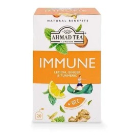Té Importado Ahmad Tea Immune Lemon Ginger Turmeric 20 Bolsa