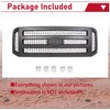 HECASA Front Grille Compatible with 2005-2007 Ford F250 F350 F450