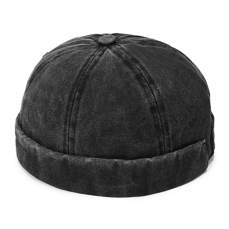 Malaxlx Men's Docker Cap Sailor Hat Docker Hat Harbour Cap