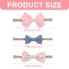 BIRLOZA Pack of 3 Baby Headband Bow Hair Bands Baby